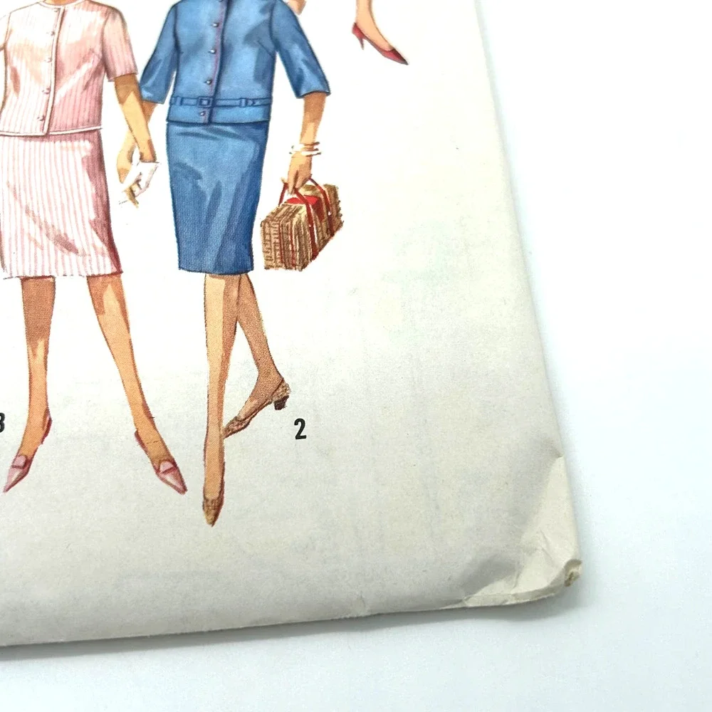 Simplicity Vintage 1960's‎ Pattern #4859  Junior Misses Skirt and Jacket Size 16
